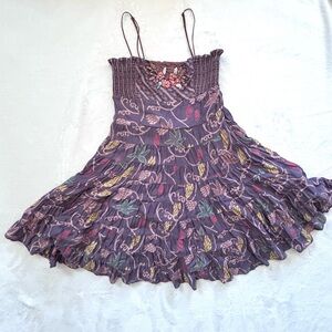 Free People sun dress mini size 4 modal blend